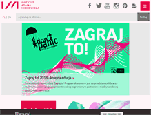 Tablet Screenshot of iam.pl